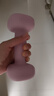 乐系（lexi）小哑铃女士家用铁练手臂塑形直肩健身浸塑亚铃 柔雾粉2kg*2只 晒单实拍图