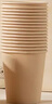 京东京造 纸杯一次性杯子 加厚食品级竹纤维商务家用水杯230ml【60只】 实拍图