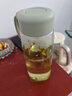 富光塑料茶杯水杯可爱ins风学生便携创意带盖杯子耐摔夏天简约太空杯 实拍图