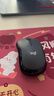 罗技（Logitech）M220 轻音鼠标 无线鼠标 办公鼠标 对称鼠标 带无线微型接收器 灰黑色 实拍图
