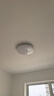 惠普精工led卧室吸顶灯三防灯超薄简约儿童书房餐厅阳台过道灯具37CM白光 实拍图