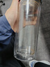 富光 男女士双层玻璃杯 高硼硅泡茶杯 茶水分离水杯带茶隔杯子500ml 实拍图