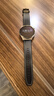 红昭愿适用华为手表表带真皮watch4 Pro watch3 GT6 GT5 GT4 GT3 GT2 Pro buds 46mm表盘男款时尚腕带 曜石黑【22mm接口】 适配：华为手表watch4/p 实拍图