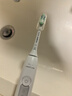 飞利浦（PHILIPS）声波电动牙刷钻石3系 5倍洁齿5种模式 刷头*2【亮白+洁净】生日礼物 母亲节礼物 HX5181/01  白 实拍图