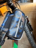 骑兵连（cavalry）自行车包前梁包上管包 山地车包马鞍包触屏手机包骑行装备 蓝色 实拍图