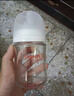 贝亲（Pigeon）玻璃奶瓶宽口径防胀气160ml S号奶嘴 1月+ AA186  实拍图