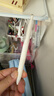 得力三顾喵庐双头勾线笔小白笔水性记号笔马克笔学生儿童文具美术 6支/盒 SN210 黑色 开学签名签到 实拍图