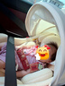 怡戈（Ekobebe）小元宝新生婴儿提篮式儿童安全座椅汽车用宝宝便携车载提篮奶酪白 实拍图