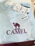 骆驼（CAMEL）速干T恤男透气圆领短袖运动上衣 J13BAXLN002B 迷雾蓝 XL 实拍图