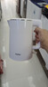 海尔（Haier）【价保618】电热水壶 304不锈钢双层防烫煮水壶烧水壶 防干烧自动断电 家用电水壶 1.5L HSK-K515W 实拍图