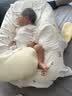 babycare防呛奶枕头斜坡枕安抚宝宝防溢奶防吐奶专用枕山茶米44*19CM 实拍图