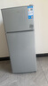 奥克斯小冰箱家用小型迷你冷藏冷冻两用出租房宿舍用节能省电寝室办公室电冰箱 【节能省电】186银色【高效保鲜 铜管速冷】70L 实拍图