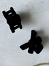 高级感丝绒蝴蝶结小抓夹刘海发夹复古公主夹子头饰女小号碎发夹女 黑色【一对】植绒蝴蝶结 实拍图