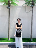 爱可乐（Echolac）双肩包女时尚休闲包百搭潮流背包大容量电脑包送礼CKP2075黑色M号 实拍图