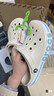 卡骆驰（CROCS）贝雅卡骆班洞洞鞋轻便耐磨一脚蹬休闲鞋女鞋时尚沙滩鞋|205089 冬日白/彩色-1LI 39 (240mm) 实拍图