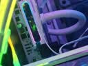 酷月C200霓虹线 主板ARGB神光同步霓彩发光线 显卡8Pin/24Pin电脑主机机箱灯条rgb灯板电源装饰霓彩线 C260EX白色（16PIN显卡供电线用） 实拍图