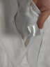 百图（betu）betu百图女装长袖衬衫女春秋季白色衬衣蝴蝶结绑带领雪纺衫2101T23 白色 L 实拍图