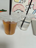 双枪（Suncha）奶茶杯一次性塑料水杯带盖吸管露营外带便携用咖啡杯400ML*20套 实拍图