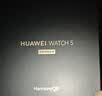 华为HUAWEI WATCH 5 42mm基础款不锈钢表壳金星白素皮复合表带X-TAP智感窗eSIM通信手表 实拍图