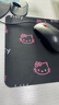 【办公标配】鼠标垫少女心凯蒂猫桌垫Hello kitty小号笔记本办公桌通用数码键盘垫 【福利款 随机发】 260*210*2mm（无锁边） 实拍图