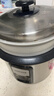 奥克斯（AUX）电饭煲 电饭锅 老式直身带蒸笼 上蒸下煮老人适用 2-3人不锈钢家用小电饭锅 3升 WZA-0302 实拍图