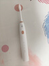 博皓（prooral）扫振电动牙刷男女士专用成人电动牙刷情侣 自动牙刷智能电动牙刷便携正畸软毛刷头 月牙白【新升级】 实拍图