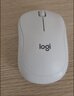 罗技（Logitech）M221 轻音鼠标 无线鼠标 办公鼠标 对称鼠标 带无线微型接收器 米白色 实拍图