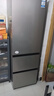 海尔（Haier）「真省电」310L三门冰箱抗菌净味一级能效风冷无霜BCD-310WGHD3E7WV(银)国家补贴 实拍图