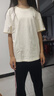 真维斯（Jeanswest）纯棉内搭打底衫女夏季宽松高级感上衣服慵懒风休闲圆领短袖t恤女 实拍图