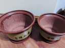 陶瓷大花盆家用落地兰花多肉盆紫砂粗砂花盆特价清仓大口径花盆 大小口径19+22+25三个盆+托盘 实拍图