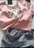 VICTORIATOURIST瑜伽服女运动套装夏季防晒跑步普拉提健身服美背含胸垫两件套 实拍图