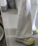 骆驼（CAMEL）【迪丽热巴同款】柠萌丑萌鞋女运动休闲鞋 L25A202062 米白/灰 36 实拍图