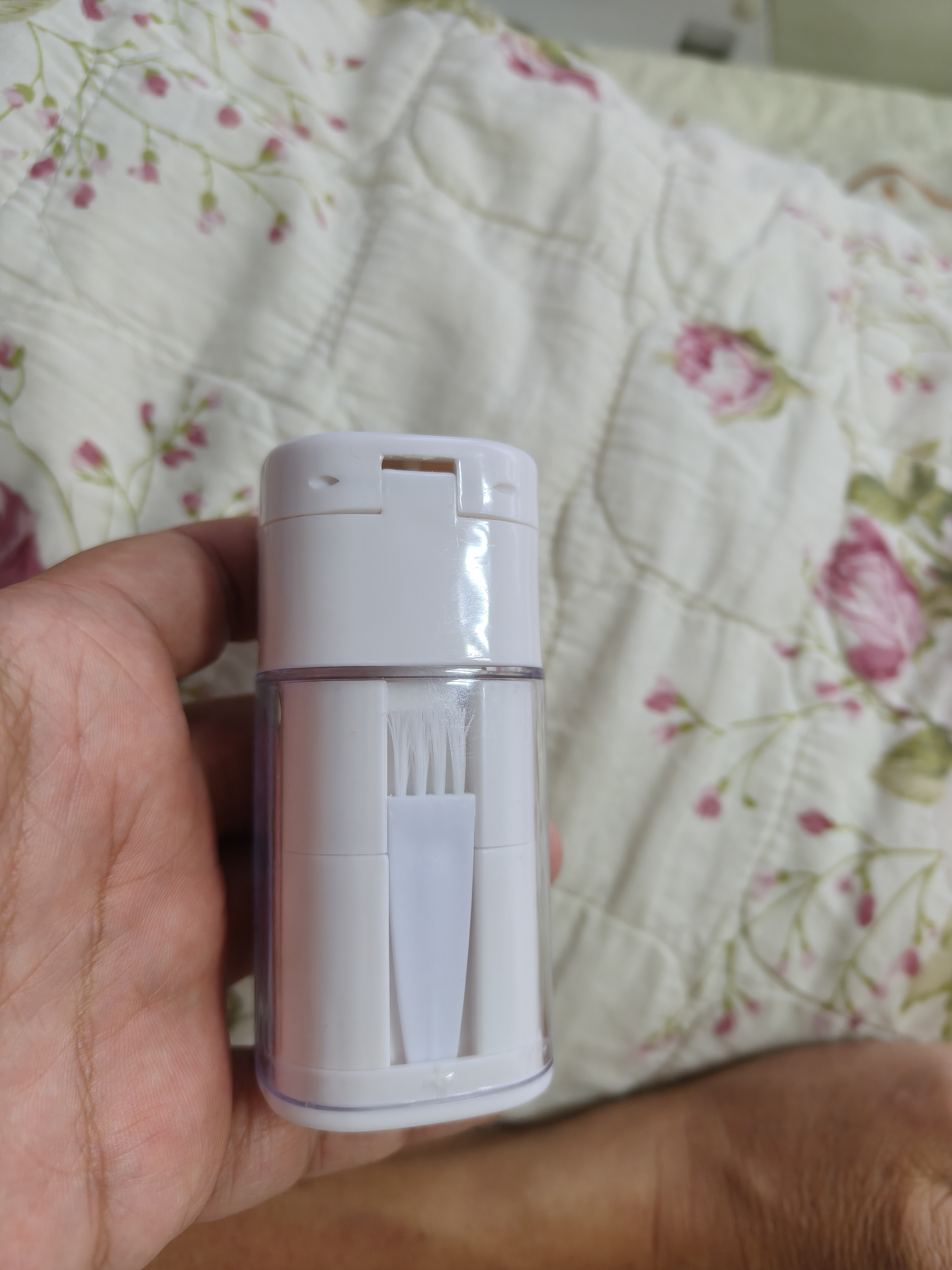 京东京造旅行便携切药器分药器神器四八二分之一可研磨随身收纳药盒 实拍图