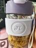 物生物（RELEA）玻璃杯女士水杯双饮咖啡杯高颜值吸管杯便携随手杯学生杯子礼物 实拍图