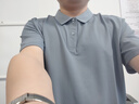 京东京造夏季运动短袖男士t恤polo衫男跑步健身户外速干衣服 雾霾蓝2XL 实拍图
