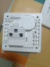 西门子（SIEMENS）插座面板 10A斜五孔插座 电源插座 致典雅白色5UB14183NC012P 实拍图