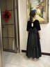 衣诺坊女童公主裙连衣裙六一主持人黑色礼服长裙花童女孩高端钢琴演出服 实拍图
