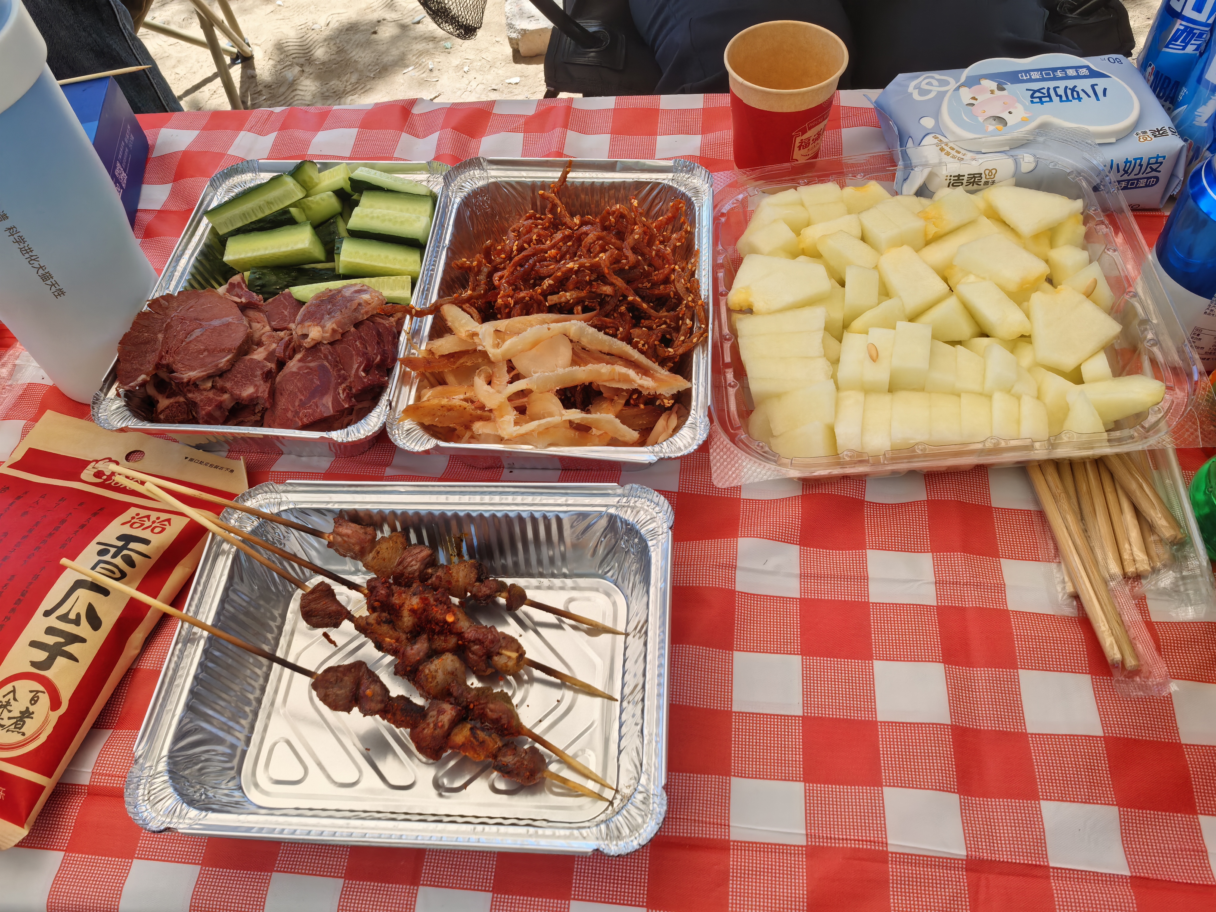 佳途一次性野餐垫打地铺免洗懒人垫子沙滩垫便携一次性桌布180*180 实拍图
