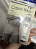 Calvin KleinCK 男士平角内裤 3条装 送男友礼物 LV00NB4389 MP1黑/灰/白  XL 实拍图