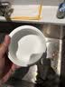 贝瑟斯 陶瓷碗蒸饭碗 蒸菜碗陶瓷蒸蛋碗带盖碗家用汤碗纯白瓷碗5.5英寸 实拍图