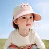 XELECPOCKET儿童防晒帽1-3岁女童儿童帽子双帽檐夏季速干婴儿遮阳帽宝宝帽子 速干粉色-【帽檐可拆】 头围46-52cm【约1-5岁】 x 均码 实拍图