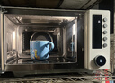 美的（Midea）空气炸微波炉烤箱一体机复古奶油风高颜值无油低脂大功率APP智能AI变频不锈钢内胆25L（PC23F5W） 实拍图