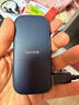 闪迪（SanDisk）2TB Type-c USB3.2移动固态硬盘（PSSD）E30高速 移动SSD 读速800MB/s 兼容手机笔记本电脑 实拍图