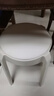 九千谷凳子塑料凳子家用可叠放塑料凳板凳椅子软包凳子加厚餐椅4把 2345 实拍图