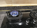 华帝【双边定时+纳米科技面板】家用燃气灶天然气嵌入式5.2kW猛火煤气炉双灶具灶台i10306D 实拍图