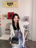 viney斜挎包包女包牛皮链条包轻奢单肩包生日礼物高级感送女友老婆老婆 【黑色】高档洋气品牌小方包 实拍图