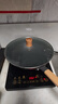 张小泉精铁旋压防烫无涂层全灶具通用炒锅铁锅炒菜锅30cm含可视化锅盖 实拍图