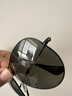 雷朋（RayBan）经典飞行员系列太阳镜开车骑行墨镜男女户外眼镜0RB3025礼物 002/58黑色镜框偏光镜片 尺寸62 实拍图