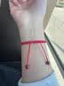 戚小米平安扣手绳手链女男款红色本命年编织红绳护身符520礼物送女朋友 平安扣-平安红手链 实拍图