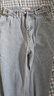 真维斯（Jeanswest）牛仔裤女夏季薄款高腰阔腿百搭显瘦直筒拖地裤子女浅蓝L 实拍图